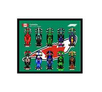 Tableau d'affichage magnétique mural pour L-e*g-o 77242-77251 - Vitrine 10 en 1 avec fond de piste de course pour fans de courses et collectionneurs (Canada)