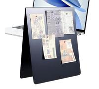 Tableau d'affichage magnétique : tableau d'affichage magnétique, tableaux de bulletin en métal, affichage de poésie effaçable à sec, coussin magnétique non coulissant pour photos d'armoire, notes