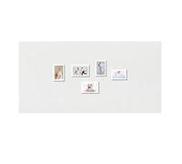 Tableau d'affichage mural en feutre 60 x 120 cm avec punaises - Tableau d'affichage décoratif pour bureau et chambre à coucher