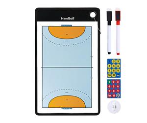 Tableau d'affichage mural magnétique pour entraîneur de handball - Tableau d'explication professionnel pour entraîneur de handball - Tableau de stratégie mural magnétique double face