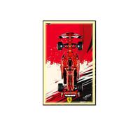 Tableau d'affichage mural pour Le-go-o Technic pour la voiture de F1 Ferrari SF-24 42207 - Cadre d'affichage compatible pour les modèles de supercars F1 - Cadeau pour les fans de L-e*g-o Technic
