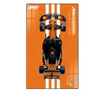 Tableau d'affichage Mural pour Le-go-o Technic pour McLa*ren MCL39 F1 Car 42228 - Cadre d'affichage Compatible pour modèles F1 Supercar - Cadeau pour Les Fans de L-e*g-o Technic - 80 x 50 cm (Tableau