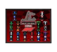 Tableau d'affichage mural pour Lego-a 71049 F1 Mini voiture de course - Support mural pour modèles de blocs de construction - Idée cadeau (sans modèle) (Style E)