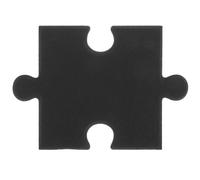 Tableau D'affichage Mural Puzzle en Feutre Noir pour Notes et Photos | Installation sans Outil, Forme Puzzle Décorative, pour Bureau à Domicile, la Cuisine et Annonces