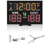 Tableau d'affichage numérique LED avec télécommande, 5 modes de score, trépied optionnel, idéal pour les petites compétitions