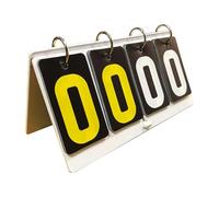 Tableau d'affichage numérique portable | Acrylique 20 x 8 x 9,5 cm 150 g | Compteur de chiffres à contraste élevé pour jeux d'intérieur, événements sportifs, compétitions en salle de classe