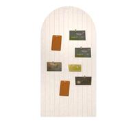 Tableau d'affichage pliable 120x60cm, feutre épais de 0,9 cm, grand tableau en liège avec autocollant, panneaux muraux décoratifs à lattes pour bureau, chambre, salon, Chambre d'enfant-beige