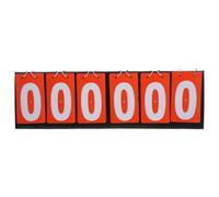 Tableau D'affichage Pliable Multijeu Rouge pour Football et Badminton | Impression Numérique Nette, Pages Faciles à Tourner, Résistance à Décoloration, Accessoires Métal et Carton