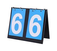 Tableau d'Affichage Portable, 2/3/4 Chiffres Portable Tableau d'Affichage du Numéro de Tableau de Bord Sports Compteur de Score pour le Tennis de Table Basketball(2-digit)