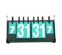 Tableau D'affichage Portable Multifonctionnel Pliable À 4 Chiffres, Double Face, Pour Badminton, Volley-Ball, Tennis De Table, 2025