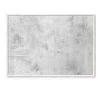 Tableau d'Affichage pour la Maison 100x70 Béton brut Cadre Blanc