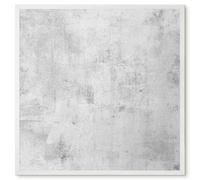 Tableau d'Affichage pour la Maison 50x50 Béton brut Cadre Blanc