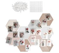 Tableau d'affichage pour murs - Absorption acoustique haute densité - Kit de panneaux acoustiques pour cartes, bricolage, notes, salon, chambre à coucher, chambre d'enfant, école, salle de classe