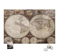 Tableau d'Affichage Universel pour Pubs 120x60 Ancienne carte du monde