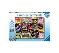 Puzzle 100 Pièces Pièces Xxl - Voitures De Course