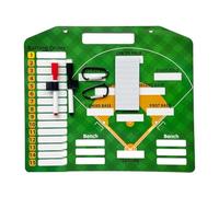 Tableau d'alignement de baseball magnétique, tableau d'alignement d'entraîneurs de softball effaçable à sec double face, tableau magnétique de baseball avancé, un cadeau for les entraîneurs/1590