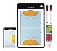 Tableau d'alignement de handball - Tableau d'explication d'entraînement professionnel Design magnétique double face suspendu au mur | Outil stratégique professionnel utile pour l'analyse
