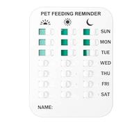 Tableau d'alimentation pour animaux de compagnie - Cat trackar | Rappel magnétique pour animaux de compagnie, avez-vous nourri l'autocollant avec 3 instructions quotidiennes pour votre réfrigérateur e