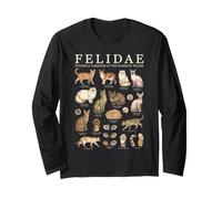 Tableau d'anatomie des Races félines domestiques Felidae Manche Longue