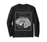 Tableau d'anatomie du Cerveau Humain en neurosciences Manche Longue