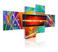 Tableau Dance of rainbow-Taille L 200 x H 90 cm Imprimé