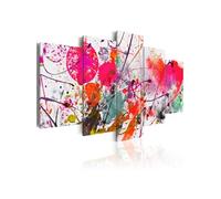 Tableau Dance of Red-Taille L 100 x H 50 cm Imprimé