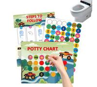 Tableau D'apprentissage De La Propreté - Aide Pédagogique Interactive Et Motivante,Tableau D'Autocollants Pour Propreté | Pour Garçons Filles Salle De Classe Voyage Lit Maison Intérieur
