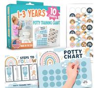 Tableau d'apprentissage de la propreté bohème pour petites filles - Tableau d'autocollants d'apprentissage de la propreté pour filles avec autocollants, tableau de récompense pour enfants
