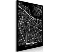Tableau - Dark Map of Amsterdam (1 Part) Vertical - 80x120 Artgeist (2843)
