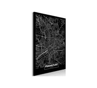 Tableau - Dark Map of Frankfurt (1 Part) Vertical - 60x90 Artgeist (2854)