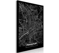 Tableau - Dark Map of Frankfurt (1 Part) Vertical - 60x90 Artgeist (2854)
