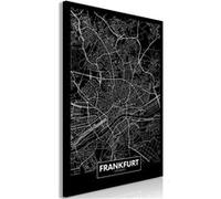 Tableau - Dark Map of Frankfurt (1 Part) Vertical - 80x120 Artgeist (2855)
