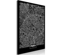 Tableau - Dark Map of Paris (1 Part) Vertical - 40x60 Artgeist (2865) G