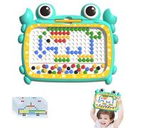 Tableau d'art à pois magnétiques,Crab Dot Art Designer avec stylo magnétique | Tablette magnétique en perles, plateau d'écriture réutilisable effaçable, jeu éducatif avec aimant à tige pour voyager