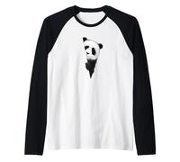 Tableau d'art Mignon Panda stylisé Ourson Panda Manche Raglan