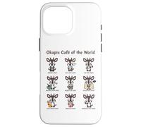 Tableau de Barista Okapi Cafe Giraffe pour Les Amateurs de café et de Smoothie Coque pour iPhone 16 Pro Max