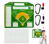 Tableau de baseball avec aimants effaçables à sec | Tableau de score réutilisable pour le sport - Accessoires d'équipement avec 2 crochets pour enregistrer les scores