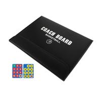 Tableau de Basket-ball Magnétique Pliable pour Entraîneurs | PU et Plastique, Rangement Zippé avec Marqueur Effaçable, pour Réunions D’équipe et Postes