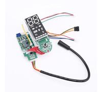 Tableau de bord à LED pour scooter électrique Ninebot Max G2, écran de compteur en aluminium, pièce de rechange résistante à l'usure avec câble de 202 mm, couleur verte