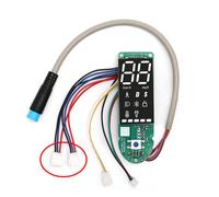 Tableau De Bord Allemagne Pour Xiaomi Electric Scooter Pro 2 M365 Bt Circuit Board Dispaly Assembly Tableau De Bord Avec Deux Fils De Frein, Germany Dashboard