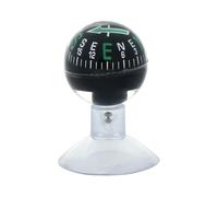 Tableau De Bord De Boussole De Voiture - Boussole De Guidage Multifonctionnelle en Forme De Boule, Ornement Monté sur Ventouse | Accessoire De Tableau De Bord De Véhicule pour La Navigation De Bateau