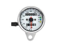 Tableau de bord de moto 12 V, double compteur journalier avec rétroéclairage LED et feu de signalisation