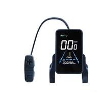 Tableau de bord de vélo électrique avec écran LCD étanche et deux capteurs pour le suivi de la vitesse et de la cadence, conçu pour une durabilité et un montage simple sur le guidon