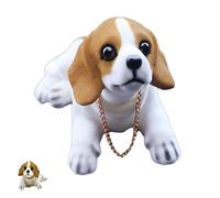 Tableau de bord de voiture , pour voitures - Figurines de chien en résine à tête secouée pour tableau de bord | Ornement de bureau mignon et créatif, décor de tableau de de voiture pour bibliothè