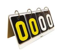Tableau de bord de volley-ball - Flipper à chiffres avec support de carte,Tableau de notes de basket-ball - Pour softball, football, basket-ball, baseball, volley-ball, gymnase, tournoi, compétitions