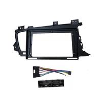 Tableau de Bord du Panneau stéréo pour Kia K5 pour Optima 2011-2016 Radio Fascias Stéréo Installation 2 Din Panneau Tableau De Bord Cadre DVD GPS Mp5 Android Lecteur(Frame-RHD-Cord)