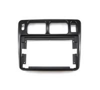 Tableau de Bord du Panneau stéréo pour Pajero TR4 IO 1998-2007 pour Liebao pour Feiteng 2009-2013 Cadre Fascia Android GPS MP5 Lecteur Stéréo 2 Tête Din(Noir)