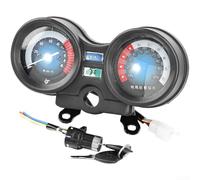 Tableau de bord électrique pour vélo électrique 48 V 60 V 72 V E Bike avec indicateur de niveau de batterie et clignotant, construction en plastique et métal, facile à installer (F)