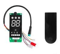 Tableau de bord et couvercle d'affichage numérique pour scooter électrique Xiaomi 4 Lite 2ème génération - Accessoire de panneau de commutation avec moniteur de vitesse en temps réel - Pièce de