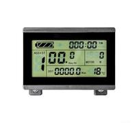 Tableau de bord LCD pour vélo électrique LCD3 compatible avec contrôleur 72 V, dispose d'un connecteur SM 5 broches, affiche la vitesse kilométrée du niveau de batterie et les codes d'erreur